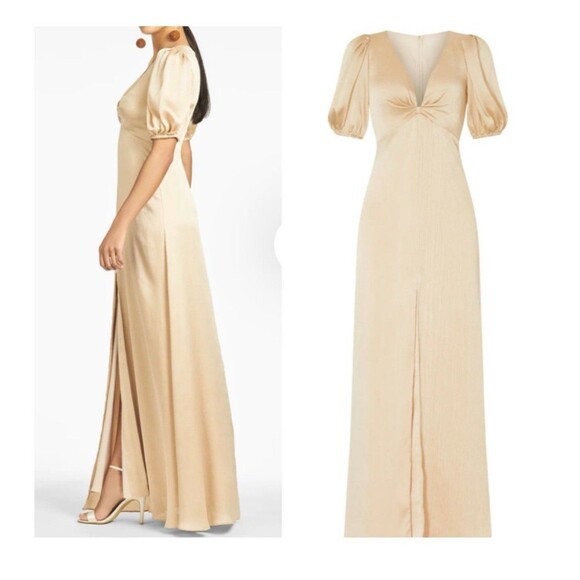 Sachin & Babi Tan Dress | NWT | Elegant Midi Dress | Size 4 - Picture 6 of 8